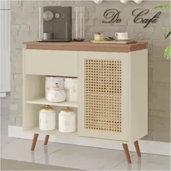 Buffet Tuboarte Bourbon 1 Porta 1 Gaveta 100% MDF