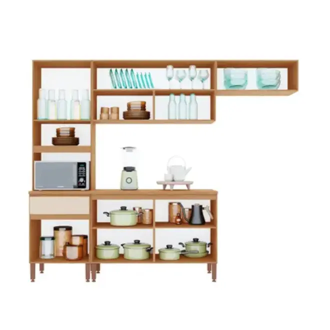 Cozinha Tuboarte Marta 100% MDF Com Balcão