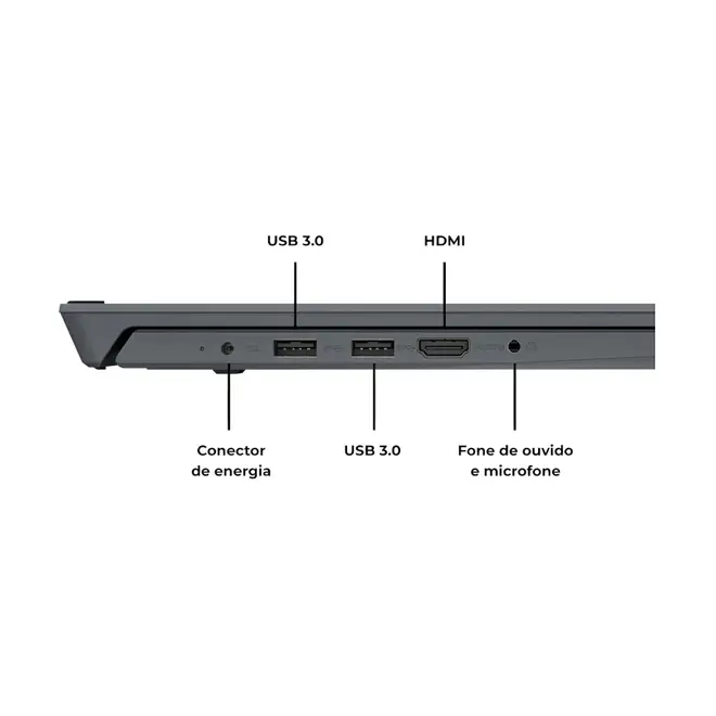 Notebook Positivo Celeron 4GB 128GB Windows11 C4128b-15"