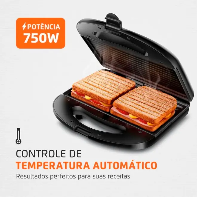 Grill Sanduicheira Mondial Master S-20
