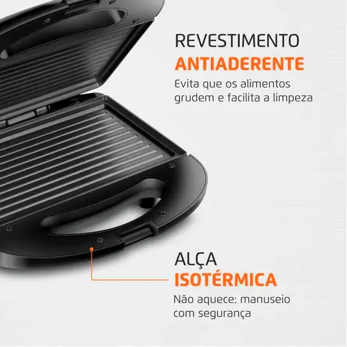 Grill Sanduicheira Mondial Master S-20