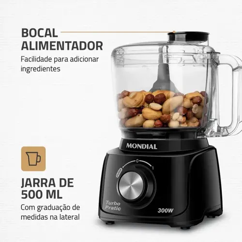 Miniprocessador Mondial Turbo Pratic MP-16B