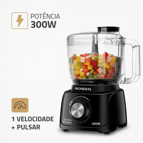 Miniprocessador Mondial Turbo Pratic MP-16B