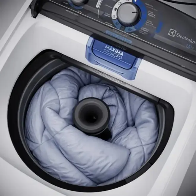 Máquina de Lavar Electrolux 13kg Branca LDA13 Cesto Inox