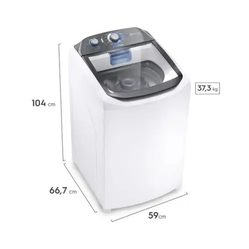 Máquina de Lavar Electrolux 13kg Branca LDA13 Cesto Inox