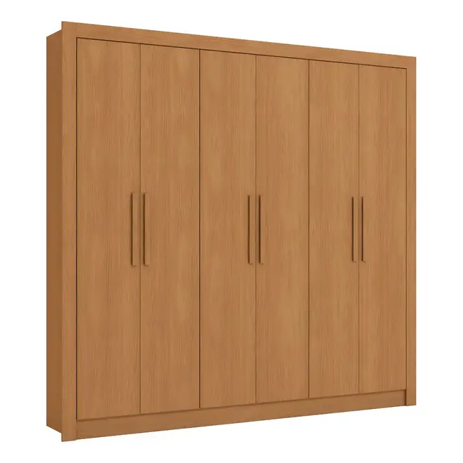 Guarda Roupa Kappesberg CB02M569 6 Portas 2 Gavetas Com Pés