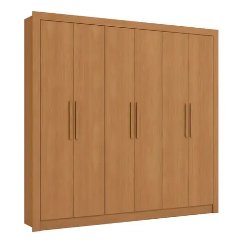 Guarda Roupa Kappesberg CB02M569 6 Portas 2 Gavetas Com Pés