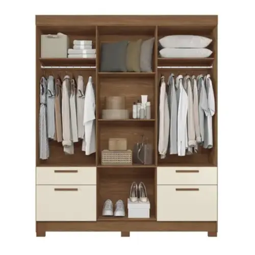 Guarda Roupa Santos Andira Curitiba 8 Portas Com Espelho