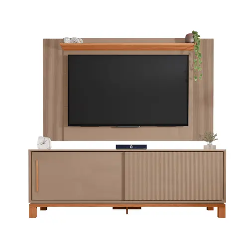 Conjunto Caemmun Mondrian Rack + Painel 1.80