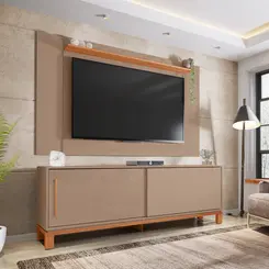 Conjunto Caemmun Mondrian Rack + Painel 1.80