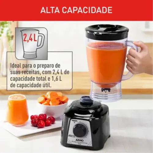 Liquidificador Arno 3 Velocidades Powermix Essential LQ19