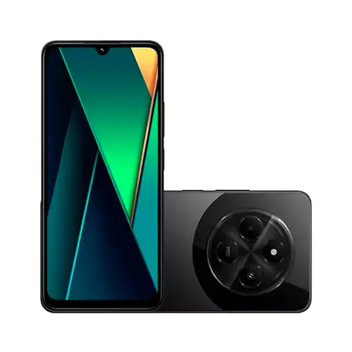 Smartphone Poco C75 Xiaomi 256GB / 8GB RAM, Camera 50 Mpx, 4G, Tela 6,88", Dual SIM