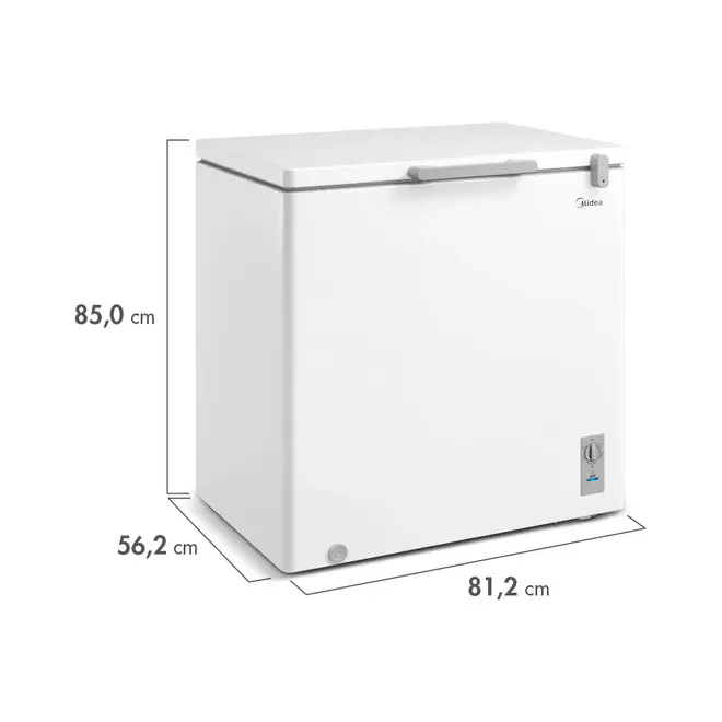 Freezer Midea Horizontal 200 Litros MDRC280SLA