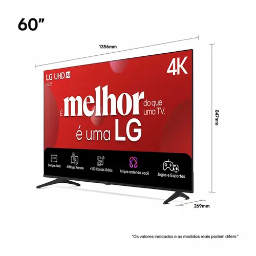 Tv Led LG 4K 60" Smart 60UA8550PSA