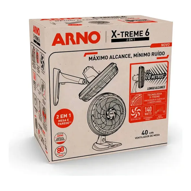 Ventilador Arno 2em1 40Cm Xtreme6 VE60 NEW