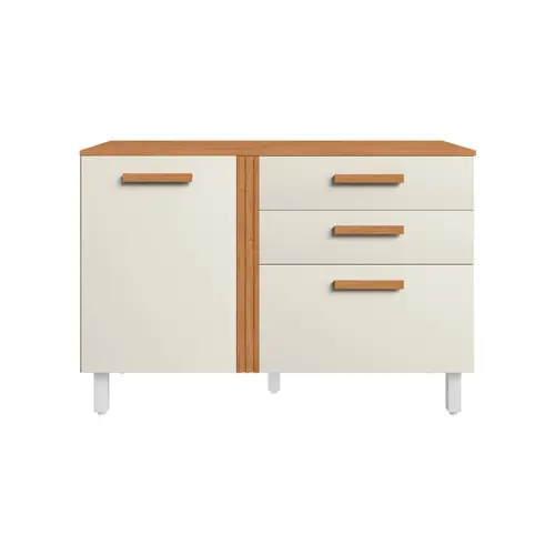Balcão Topazio Alice 2 Portas 2 Gavetas 100% MDF