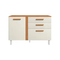Balcão Topazio Alice 2 Portas 2 Gavetas 100% MDF