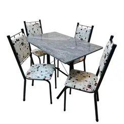 Conjunto de Mesa Thais Móveis Veneza 4 Cadeiras 1040 110X70