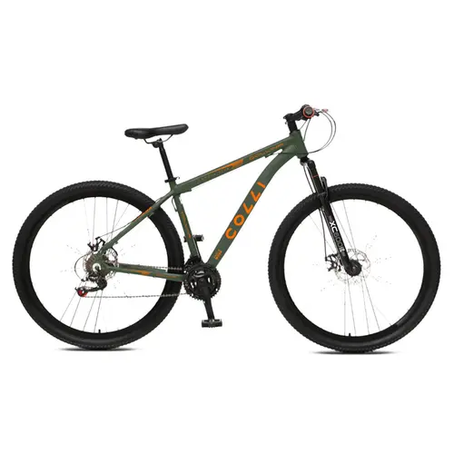 Bicicleta Colli Collina Aro 29 Freio a Disco Verde Militar