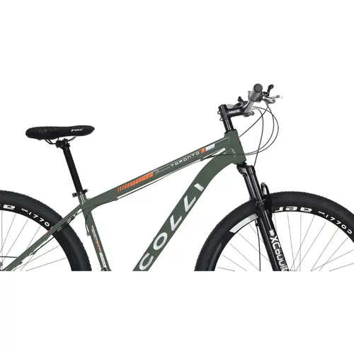Bicicleta Colli Collina Aro 29 Freio a Disco Verde Militar
