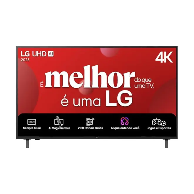 Smart TV 86" 4K LG UHD 86UA85 com Processador a7