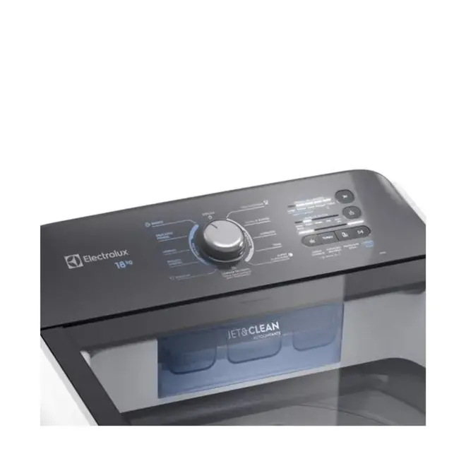 Maquina de Lavar Electrolux 18kg Branca LEE18 Cesto Inox