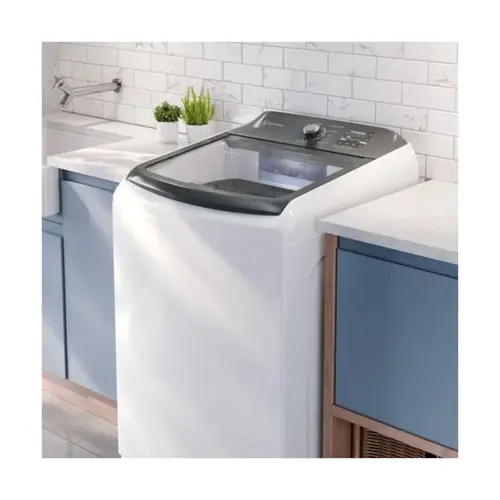 Maquina de Lavar Electrolux 18kg Branca LEE18 Cesto Inox