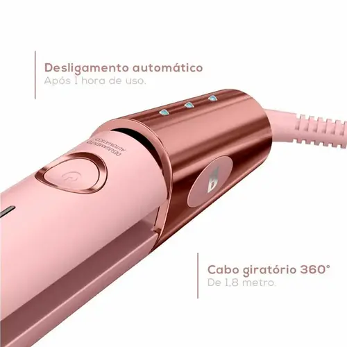 Prancha Britânia Linha Viih Tube Titanium 230°C BPR04 - Bivolt