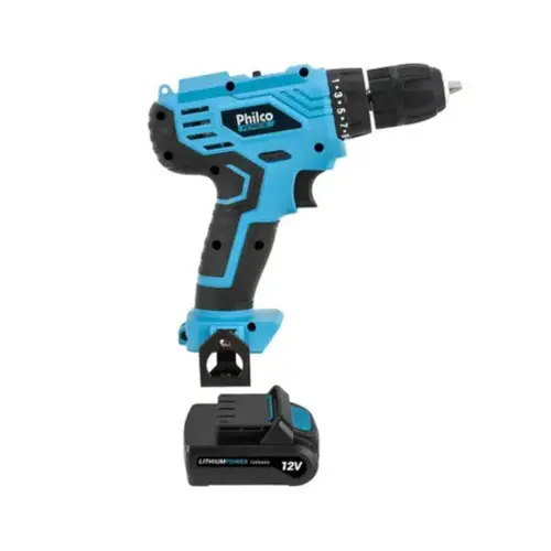 Kit Parafusadeira Philco PPF120M Bivolt Preto/Azul