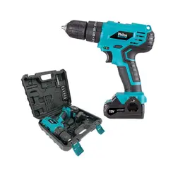Kit Parafusadeira Philco PPF120M Bivolt Preto/Azul