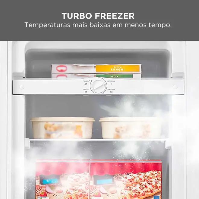 Freezer Vertical 1 Porta 196L 2 em 1 Branco Midea