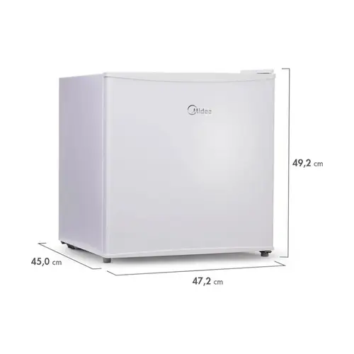 Frigobar Midea 45 Litros Inverter Bivolt Degelo Manual MDRD086FGD013 BRANCO BIVOLT
