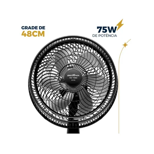 Ventilador de Coluna Britânia Maxx Force BVC31A Preto