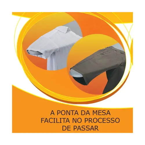 Tábua de Passar Utimil Dobrável com Porta Ferro PR220