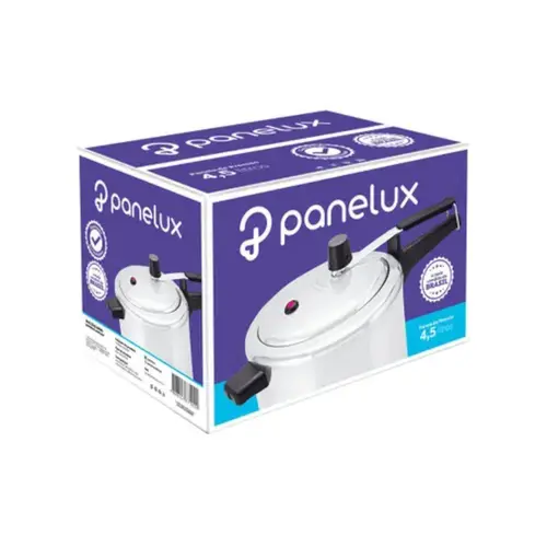 Panela de Pressão Panelux Classic Polida Prata 4,5L