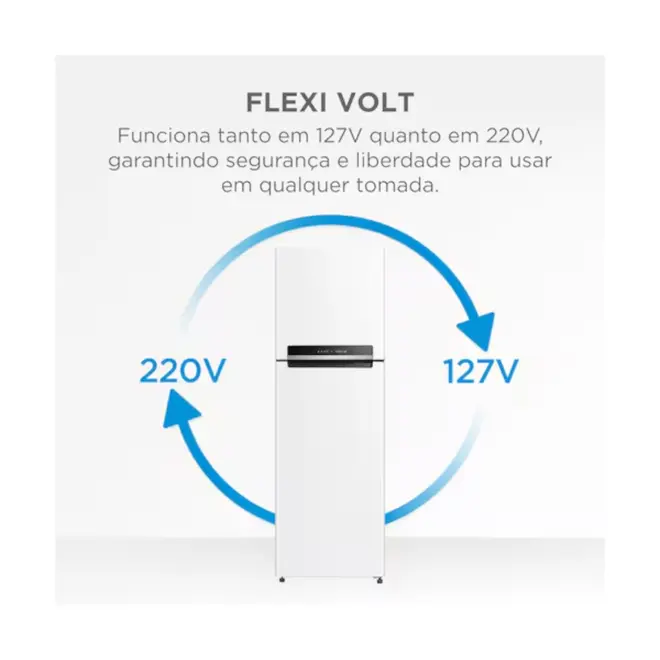 Geladeira/Refrigerador Midea Frost Free 2 Portas Branca 425L MD572EVD013
