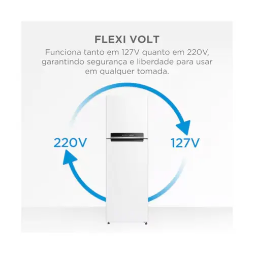 Geladeira/Refrigerador Midea Frost Free 2 Portas Branca 425L MD572EVD013