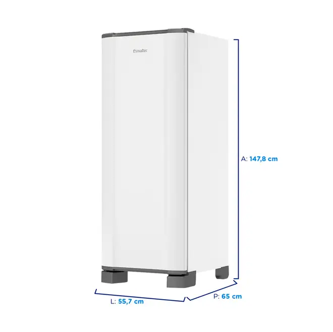 Geladeira Esmaltec 293L 1 Porta Cycle Defrost Inverter ROC31 Pro