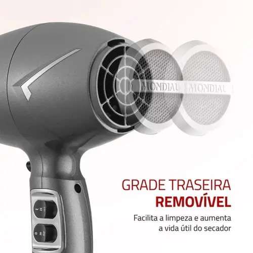 Secador de Cabelos Space Shine Mondial - BIVOLT - SC-20-BI