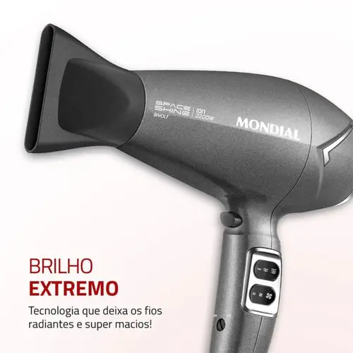 Secador de Cabelos Space Shine Mondial - BIVOLT - SC-20-BI