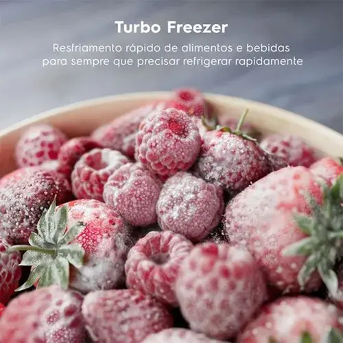 Geladeira Electrolux Frost Free 400L Inverter Duplex Inox Look (IF44S)