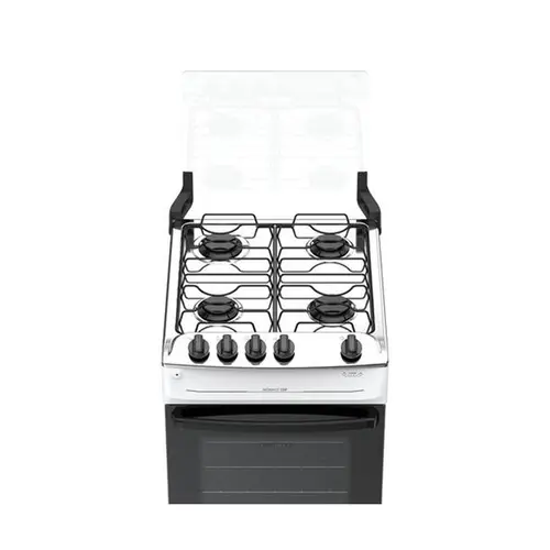 Fogão 4 Bocas Branco com Mesa Inox Atlas Mônaco Top Bivolt