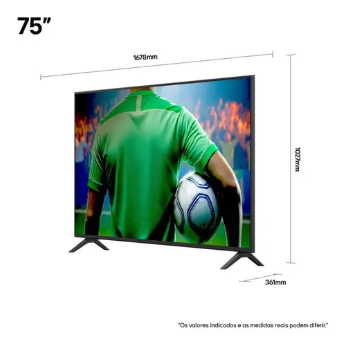 Smart TV LG Led UHD 4K UA85 de 75" polegadas