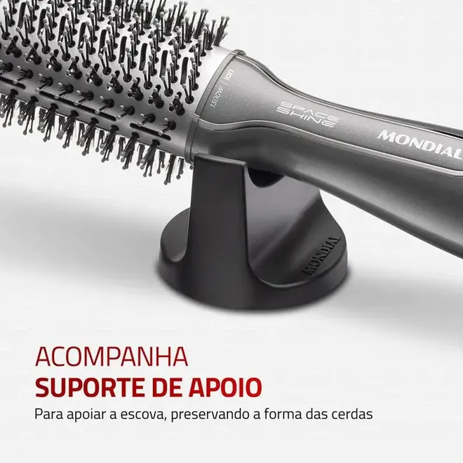 Escova Secadora Mondial Slim Grafite ES-20