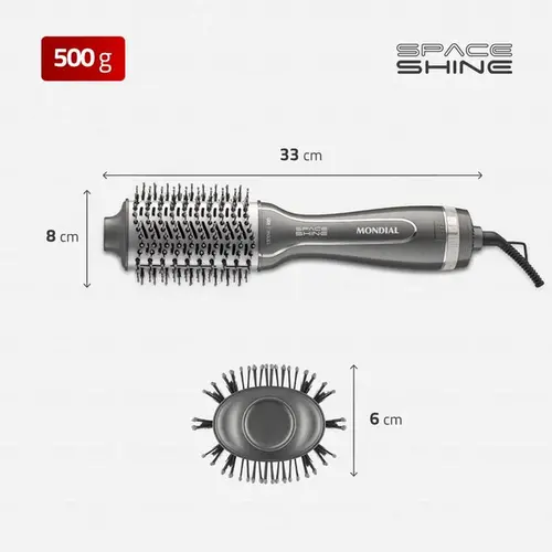 Escova Secadora Mondial Slim Grafite ES-20