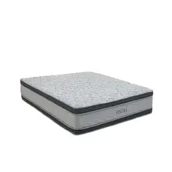 Colchâo Socimol Sintra New 200x200 Branco/Azul
