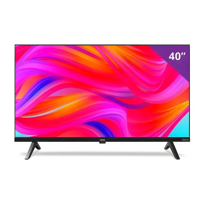 Smart TV AOC 40 Polegadas Full HD Roku TV 40S5045 Wi-Fi