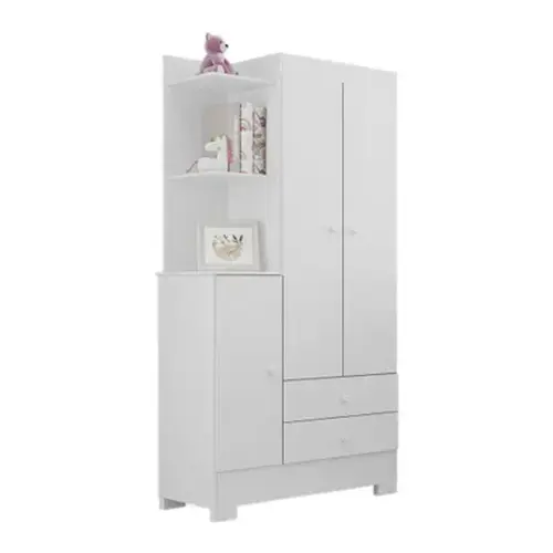 Guarda-Roupa Infantil Tuboarte Magia 3 Portas 2 Gavetas