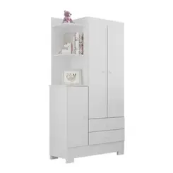 Guarda-Roupa Infantil Tuboarte Magia 3 Portas 2 Gavetas