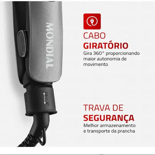 Prancha Mondial Ceramic P-25 230ºC